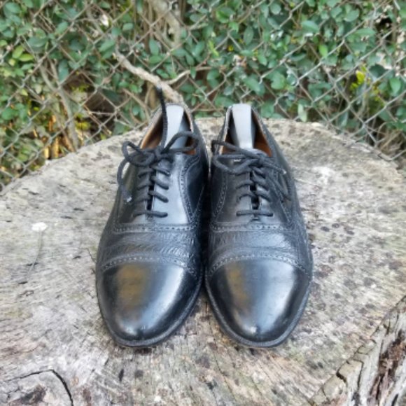 MEZLAN Florence II Black Leather Cap Toe Oxford main image 2